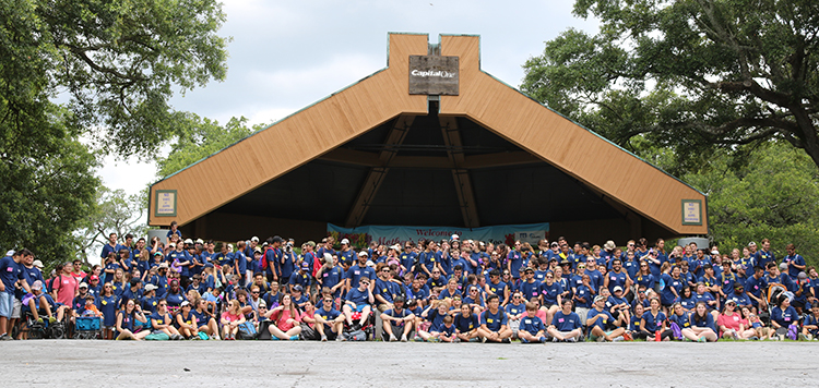 LSU Health New Orleans medical students Camp Tiger 2018